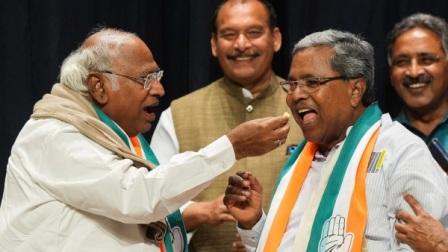 ಕರ್ನಾಟಕದ ನೂತನ ಮುಖ್ಯಮಂತ್ರಿಯಾಗಿ ಸಿದ್ದರಾಮಯ್ಯ ಆಯ್ಕೆ