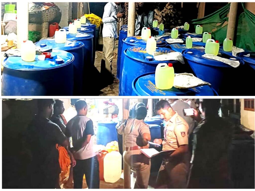 ಅಕ್ರಮ ಡೀಸೆಲ್ ಸಂಗ್ರಹ ಪತ್ತೆ: 4,175 ಲೀಟರ್ ಡೀಸೆಲ್ ವಶ, ವ್ಯಕ್ತಿಯ ವಿರುದ್ಧ ಪ್ರಕರಣ