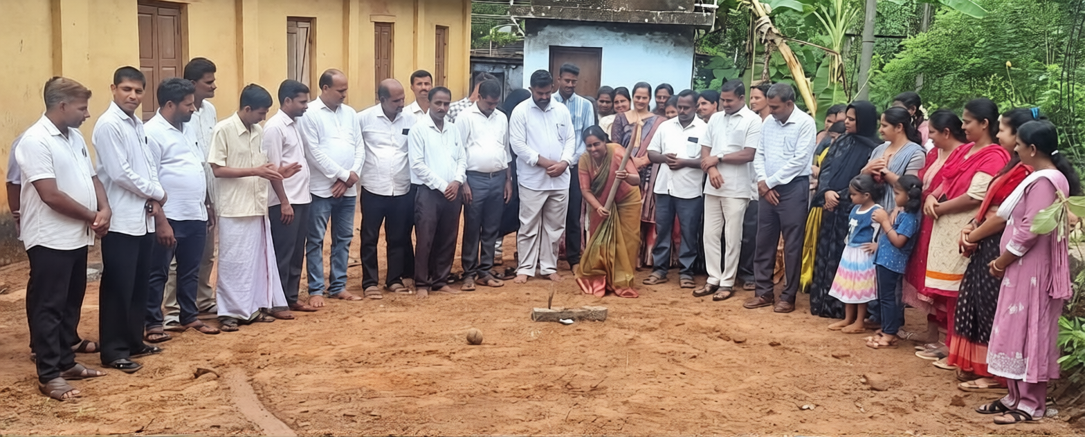 ನೆಲ್ಯಾಡಿ ಪಿಎಂ ಶ್ರೀ ಶಾಲೆಯಲ್ಲಿ ನೂತನ ಶೌಚಾಲಯಕ್ಕೆ ಶಿಲಾನ್ಯಾಸ