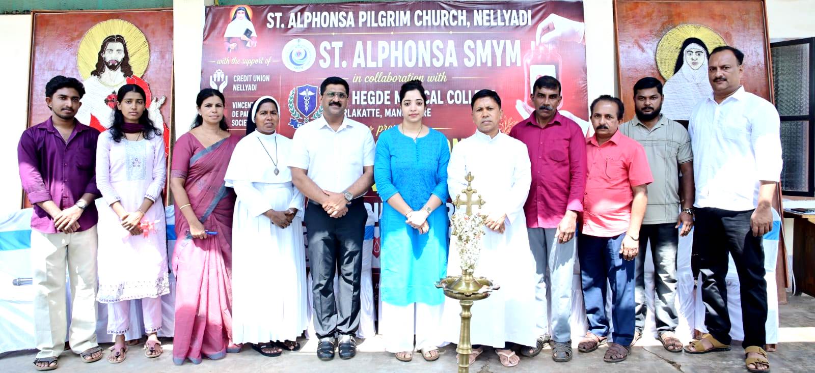 ನೆಲ್ಯಾಡಿ ಸೆಂಟ್ ಅಲ್ಫೋನ್ಸ ಪುಣ್ಯಕ್ಷೇತ್ರದಲ್ಲಿ ಬೃಹತ್ ರಕ್ತದಾನ ಶಿಬಿರ