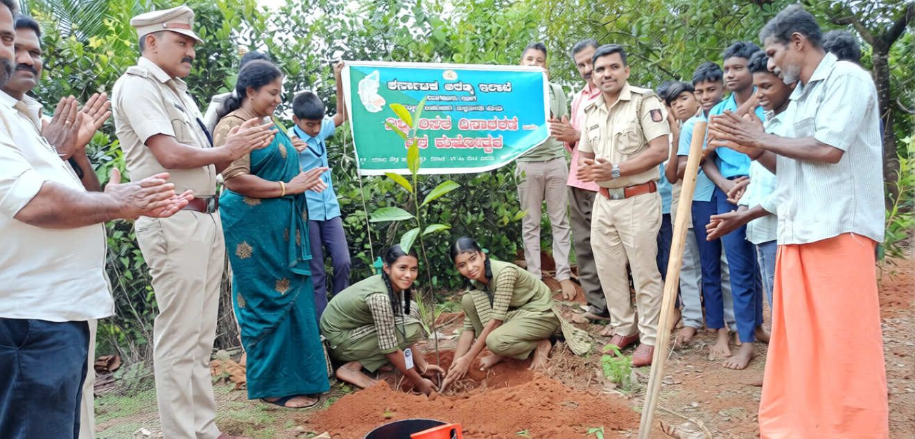 ಕೊಕ್ಕಡ ಸರಕಾರಿ ಪ್ರೌಢಶಾಲೆಯಲ್ಲಿ ವಿಶ್ವ ಪರಿಸರ ದಿನಾಚರಣೆ