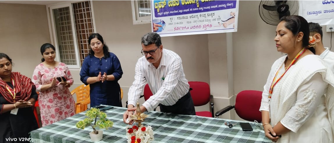 ಕೊಕ್ಕಡದಲ್ಲಿ ಉಚಿತ ಆರೋಗ್ಯ ತಪಾಸಣಾ ಶಿಬಿರ: 130 ಮಂದಿ ಫಲಾನುಭವಿಗಳಿಗೆ ಸೇವೆ