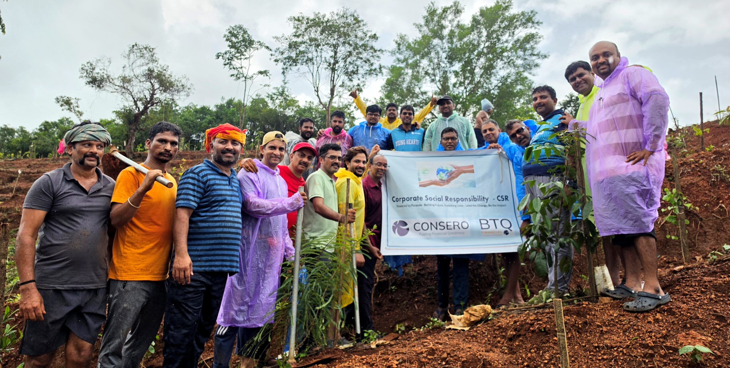 ಕೊಕ್ಕಡ: ಪರಶುರಾಮ ವನದಲ್ಲಿ ಕನ್ಸೇರೋ ಉದ್ಯೋಗಿಗಳ ವನಮಹೋತ್ಸವ