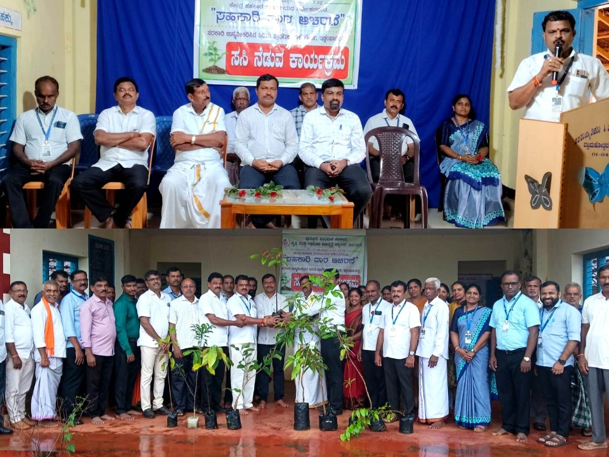 ಸಹಕಾರಿ ವಾರ: ನೇರ್ಲ ಶಾಲೆಯಲ್ಲಿ ಪಿ.ಎಲ್.ಡಿ. ಬ್ಯಾಂಕ್‌ನಿಂದ ಹಣ್ಣಿನ ಗಿಡ ನೆಡುವಿಕೆ – ಕೃಷಿ ಅರಿವು ಕಾರ್ಯಾಗಾರ