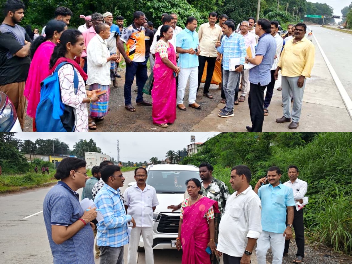 ಎನ್‌ಎಚ್-75 ಚತುಷ್ಪಥ ಕಾಮಗಾರಿಯಲ್ಲಿ ಸಾರ್ವಜನಿಕರ ಸುರಕ್ಷತೆಗೆ ಆದ್ಯತೆ ನೀಡಿ: ನೆಲ್ಯಾಡಿಯಲ್ಲಿ ಅಧಿಕಾರಿಗಳಿಗೆ ಶಾಸಕಿ ಭಾಗೀರಥಿ ಮುರುಳ್ಯ ತಾಕೀತು