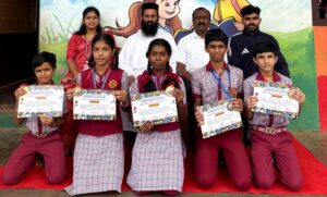 ರೆಂಜಿಲಾಡಿ: ಸ್ಯಾಂತೋಮ್ ವಿದ್ಯಾನಿಕೇತನ ಸಂಸ್ಥೆಗೆ 4 ಚಿನ್ನ, 1 ಬೆಳ್ಳಿ ಪದಕ