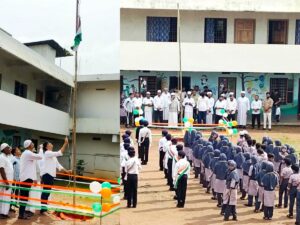 ನೆಲ್ಯಾಡಿ: ಅಲ್ ಬದ್ರಿಯಾ ಇಂಗ್ಲಿಷ್ ಮೀಡಿಯಂ ವಿದ್ಯಾ ಸಂಸ್ಥೆಯಲ್ಲಿ ಸ್ವಾತಂತ್ರ್ಯೋತ್ಸವ