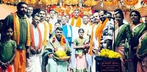 ಭಕ್ತಿ, ಸಂಸ್ಕೃತಿ ಹಾಗೂ ಸಾಮಾಜಿಕ ಒಗ್ಗಟ್ಟಿನೊಂದಿಗೆ ಸಂಭ್ರಮಾಚರಣೆ; ನಾಸಿಕ್ ಬ್ಯಾಂಡ್ನೊಂದಿಗೆ ಅದ್ದೂರಿ ಮೆರವಣಿಗೆ