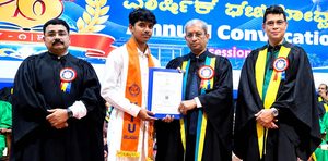 ಕಡಬ: ನಿತೀಶ್‌ಗೆ ಬಯೋ ಮೆಡಿಕಲ್‌ ಎಂಜಿನಿಯರಿಂಗ್‌ ಅಂತಿಮ ಪರೀಕ್ಷೆಯಲ್ಲಿ 3ನೇ ರ್‍ಯಾಂಕ್