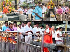 ಕೊಕ್ಕಡ: ಆನೆ ಹಾವಳಿ ತಡೆಗೆ ಸೌತಡ್ಕ ಮಹಾಗಣಪತಿ ದೇವರಿಗೆ ಅರಣ್ಯ ಇಲಾಖೆಯಿಂದ ರಂಗಪೂಜೆ