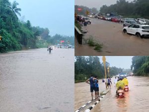 ನೆಲ್ಯಾಡಿ: ಭಾರೀ ಮಳೆಗೆ ಜಲಾವೃತಗೊಂಡ ಬೆದ್ರೋಡಿ–ಕಾಂಚನ ಕ್ರಾಸ್ ರಾಷ್ಟ್ರೀಯ ಹೆದ್ದಾರಿ!